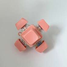 1/6PCS Decompression Toys Keyboard Clicker Toy Keyboard Cube Mechanical Key Button Stress Relief For Adult Gifts To Relief Pass Time (Chain Color And Style Are Random) - Multicolor - View 19