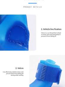 4pcs/Set S/M/L/XL/XXL Cat & Dog Outdoor Ankle Boots, Pet Waterproof Rain Shoes, Non-Slip Rubber Boots, Pet Accessories, Pet Waterproof Shoes, Soft Bottom Won't Fall Off Dog Paw Covers, Pet Warm Shoes For Autumn/Winter - Multicolor - View 11