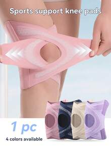 1pc Thin-Style Sports Knee Ligament Crossband For Joint Compression During Running, Providing Knee Support And Fixation.