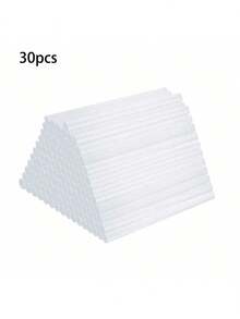 30 Piezas Barras De Pegamento Termofusible Mini, 0.27x5.9 Pulgadas, Compatibles Con La Mayoría De Las Pistolas De Pegamento Termofusible, Multiuso, Adecuadas Para Proyectos De Arte, Manualidades, Bricolaje Y Pegamento, Transparentes.