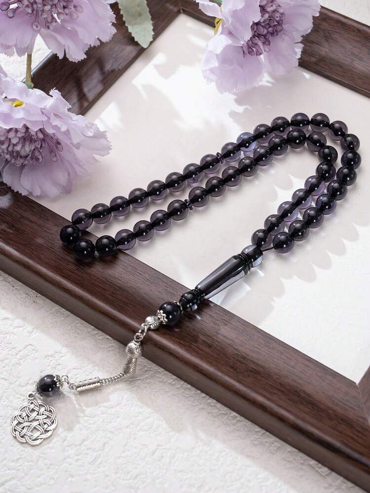 1pc Resin Single Strand Prayer Beads, Suitable For Daily Prayer And Wearing, Middle Eastern Style - Multicolor - View 8