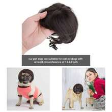 Funny Dog Cosplay Wig, Pet Wig - Adjustable Costume Pet Funny Headwear Costumes Headgear Small Medium Large Dog Wigs Dress Up Decorations Halloween, Parties, Festivals