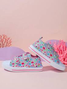 GENGASUN 1 szt. Dziewczęce, okrągłe, niskie, codzienne buty z nadrukiem w kreskówkowe wzory na wiosnę/jesień