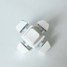 1/6PCS Decompression Toys Keyboard Clicker Toy Keyboard Cube Mechanical Key Button Stress Relief For Adult Gifts To Relief Pass Time (Chain Color And Style Are Random) - Multicolor - View 23