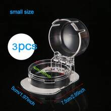 TWO DADS Children's Safety Stove Knob Cover, Transparent Stove Knob Protector, Suitable For Kids And Pets, Oil And Dirt Resistant, Easy To Clean