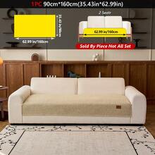 1 Tấm đệm ghế sofa thân thiện với thú cưng, thoáng khí, giống vải lanh, có nhãn chữ MD - Vỏ bọc ghế sofa hiện đại tối giản, chống trượt và có thể giặt bằng máy, dành cho ghế sofa mô-đun 1-4 chỗ ngồi, lý tưởng cho phòng khách, phòng ngủ, văn phòng, trang trí nhà cửa - Nhiều màu - Xem 20