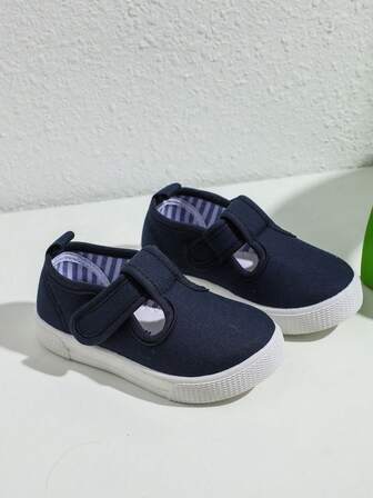 1pc Little Boys&Girls Solid Color Fashion Round-Head Breathable Casual Shoes For Four Season