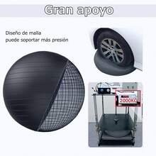 Pelota Pilates de 25cm/65cm ,Mini Pelotas de Yoga,Ball de Ejercicio Grande Antipinchazos,Pelotas para Fisioterapia Chica Antideslizante,Ideal para Entrenamiento de Equilibrio,Fuerza del Núcleo - azul - Ver 3