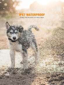 Automatic Anti-Barking Dog Shock Training Collar Pet Anti-Barking Collar Set Dog Training And Obedience Supplies Anti-Barking Training Collar Sound Anti-Barking Collar Dog Supplies Pet Supplies Nylon Material For Small Medium Large Dogs Black Pet Birthday Gift You Need To Prepare 1 6V-4LR44 Or L1325 Battery - Black - View 6