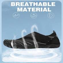 Waterproof Barefoot Trail Running Shoes For Outdoor Activities - Black/White - View 6