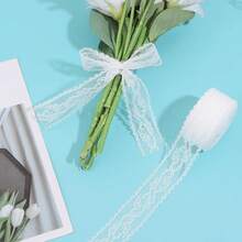 White Lace Ribbon Crafts, Vintage Cute Fabric Lace Trim Sewing, Wrapping, Wedding Bridal Decoration, Floral Bouquet,(10 Yards, Style 1) - 樣式 1 - 查看 6