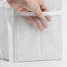 Bolsa de almacenamiento colgante para cabeceras, literas, habitaciones de estudiantes, libros, teléfonos y revistas, 1 unidad. - Gris - Ver 4
