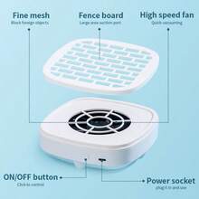 Upgraded Powerful Nail Dust Collector, Suitable For Acrylic Nail, Nail Dust Extractor Fan, Nail Cleaning Device - Strong Dust Removal Vacuum, Low Noise