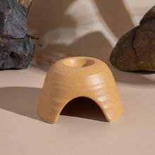 Karmnik jaskiniowy z kryjówką gekona, kryjówka dla gadów, krab pustelnik, agama brodata, jaszczurka, żółw, wąż, kryjówka gadów, akcesoria dekoracyjne do jaskini, siedlisko dla gadów