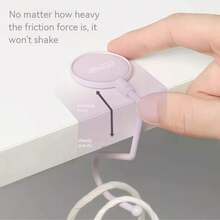 1 pieza Colgador de bolso de color Morandi, portátil y plegable, gancho resistente para colgar bolsos en la mesa, organizador de escritorio para oficina y escuela