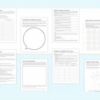 Overthinking Workbook, Mindfulness Diary, Self-Care Diary, Immediately Stop Overthinking - Calm Chaotic Thoughts, Mindset And Life , Health