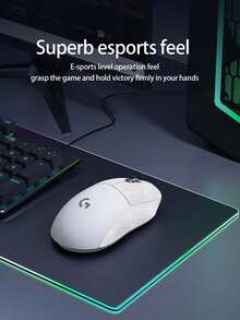 1 Stück GPW Anti-Rutsch Aufkleber, Aufkleber für Mäuse der ersten und zweiten Generation GPW, Schneeflocken Muster E-Sport Wireless Maus Aufkleber, glatte und abriebfeste Aufkleber, Maus Aufkleber mit voller Abdeckung - Pink, Blau und Weiß