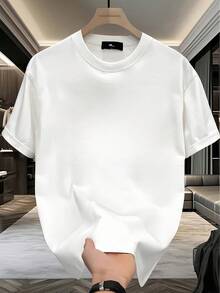 Camisetas masculinas de verano, negras, con estampados de elementos mexicanos como águilas, serpientes y cactus, impresas con "made in mexico" - Blanco - Ver 2