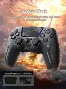 2 件/套，游戏控制器配件，1 个 PlayStation5 控制器保护套 + 2 个贴纸，操纵杆配件，适用于 PlayStation5 游戏手柄保护套，防滑、防汗、防尘、防刮，增强抓地力，提升游戏体验，情人节/春季浪漫礼物 - 彩色 - 查看 4