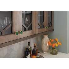 4er Set Schrankgriffe im modernen Stil, (32mm) Möbelgriffe, Schrankschubladengriffe, Messinggriffe für Schranktüren