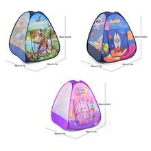 Namiot dziecięcy z motywem kosmosu/dinozaura/słonia, zestaw upominkowy na przyjęcie dla dzieci, domek do zabawy z motywem kreskówkowym, odpowiedni do zabawy w pomieszczeniach i na zewnątrz dla chłopców i dziewczynek, prezent urodzinowy, przenośny, składany namiot piknikowy do pokoju dziecięcego, prezent wielkanocny, domek do zabawy dla dzieci, artykuły na przyjęcie urodzinowe, prezent na Boże Narodzenie i Halloween, namiot dla dzieci, zabawki dla dzieci