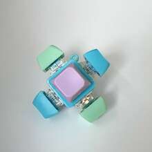 1/6PCS Decompression Toys Keyboard Clicker Toy Keyboard Cube Mechanical Key Button Stress Relief For Adult Gifts To Relief Pass Time (Chain Color And Style Are Random) - Multicolor - View 17