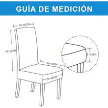 Yostyle Fundas para Sillas de Comedor,Fundas para Sillas Antideslizantes,Protector de Sillas de Elástica,Cubre Sillas Removibles y Lavables,para el Hogar, Banquete,4pcs - Niñas-4 piezas - Ver 3