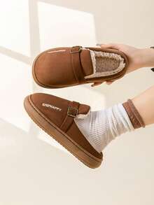 Men's Autumn/Winter Plush Warm Comfortable Slippers