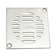 Rejilla Cuadrada de Acero Inoxidable Calibre 16 para Coladeras de 10 cm PC-461 Rejilla cuadrada Coflex, es apta para cubrir y obstruir el paso de basura o de insectos en las coladeras de patios, baños o desagües en piso, debido a que cuenta con dos orificios para tornillos, que fijan con firmeza la coladera al suelo. - Plateado - Ver 1