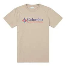 Columbia Áo thun tay ngắn CSC Basic Logo™, vải mềm, thể thao ngoài trời, chạy bộ cho nam JE1586 - Màu Khaki - Xem 1