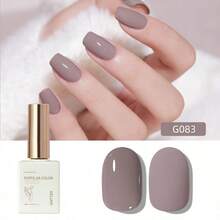 1 Stück 15ml Lila-pinkfarbener Gel Nagellack, 15ml Spiegelnder Gel Nagellack Zum Einweichen Für Alle Jahreszeiten - Nagelkunst Diy Maniküregeschenke Für Home Salon