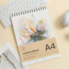 Watercolor Painting Sketchbook For Art Students With Doodle Pattern,15 Sheets(30Pages)260g Water Color Paper Back To School,Mother's Day,Mom's Gift,Back To School,School Supplies