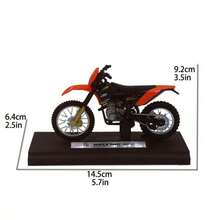 1pc 1:18 Scale KTM Dirt Bike Alloy Motorcycle Model Toy, Ideal Gift For Men, Birthday, Holiday, Christmas, Collectible Toy Vehicle Model