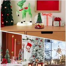 Globo navideo nevado, rbol de Navidad, Globo Brillante con Remolino de Agua y Nieve, Globo nico de Agua con Nieve para decoracin de Festivales - bolas de nieve - Ver 5