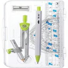 Mr Pen- Geometry Set, 7 Pcs, Compass For Geometry Compass Math, Geometry Kit With Storage Box, Math Compass, Geometry Set For School, Protractor And Compass Set, Drawing Tools, Ruler Set - White - View 9