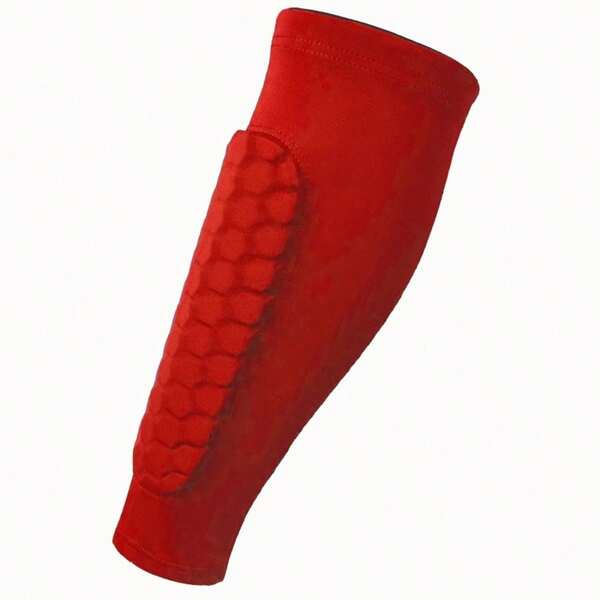 1pc High Elasticity Honeycomb Football Shin Guard, Comfortable Breathable Leg Protection Pad, M/L/XL Size