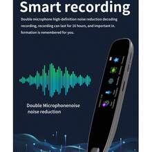 International Version Of The Intelligent Scanning Translation Pen, Multilingual Reading Pen Electronic Dictionary, System Language Supports 11 Language Settings, High-Definition Large Screen, Dual Microphone Noise Reduction, High-Speed Translation Can Freely Scan Various Materials, High-Precision Professional Intelligent Translation - Blue - View 8