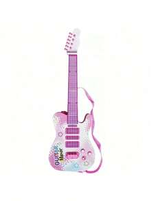 Children's Interactive Sensing Music Guitar Toy, With Lights And Music | Simulated Playing Fun | Christmas And New Year Children's Gift