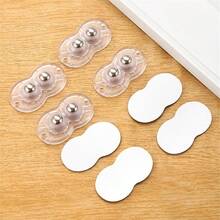 4pcs Swivel Casters Wheels, Adhesive Roller Furniture Casters, Quiet Movable Small Wheels For Furniture And Appliances
