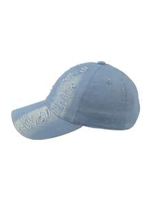 Gorra de béisbol con bordes acolchados y parte superior suave para uso diario, estilo de calle personalizado y con apariencia desgastada