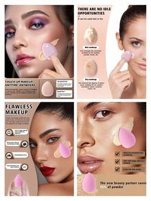 49件套旅行必备化妆刷：30支超柔软优质合成纤维化妆刷（粉底/散粉/腮红/修容/眼影/眉毛/唇部/细节刷）+ 防水大容量拉链化妆包（可收纳化妆品和工具）+ 2条防晕染毛巾布面巾 + 1条柔软毛巾布化妆头带 – 适合日常化妆、海滩度假、送礼、旅行、情人节等场合，价格实惠，是送给女性、化妆师和专业人士的理想之选。 - 粉紅色2 - 查看 5