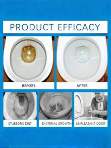 1/12/16片装自动马桶清洁泡腾片，自动马桶除臭除垢泡腾片 - 彩色 - 查看 2