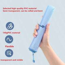 5pcs Macaron Colorful Mesh A4/A5/A6 Zipper Bags, PVC Transparent Waterproof, Multipurpose Storage For Books, Documents, Stationery, School & Office Supplies,Back To School,School Supplies - Nhiều màu - Xem 5