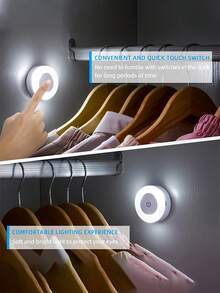 1 Stück wiederaufladbare LED Schrank Beleuchtung, einfach zu installieren und tragbar; Schrank Beleuchtung geeignet für Treppen, Flur, Kleiderschrank, Schrank, Küche, Schlafzimmer, Badezimmer, Reisen, Camping, usw.