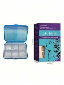 6pcs Ear Patches With Corrective Cut Ear Vertical Version Of V-Line Facial Stickers, V-Face Adhesive.Suitable For Daily Makeup, Prom Party, Wedding, Shopping, Dating, Dinner Team Building, Holiday Makeup, Mother's Day Gifts, Graduation Season Gifts,Festival Lashes,Rave Makeup,Rave Party.,Cheap,Stocking Stuffers,Makeup,Makeup Tools,Cheap Stuff,Gifts,Gifts For Women,Christmas Gifts