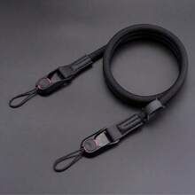 Quick-Release Adjustable Camera Strap - Durable Polyamide Climbing Rope Crossbody Strap For DSLR Mirrorless Cameras, Compatible With Nikon Canon Fu/Ji, Lightweight & Compact For Hiking Travel, Red, Photography Accessory | Stylish Neck Strap | Microfiber Accent, Camera Accessories Strap