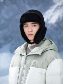 قبعة أذن مبطنة بالفرو من جلد البولي يوريثان سميكة مقاومة للرياح، قبعة طيار دافئة متعددة الوظائف، هدية أنيقة للخارج والدراجات والتزلج في فصل الخريف