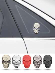 2Pcs 3D Metal Car Letter And Number Decals - DIY Customizable Letter And Number Logo For Vehicle Styling, Zinc Alloy Construction Ensures Longevity And Durability, Perfect For Personalizing The Rear, Side Or Interior Of Your Car, Easy To Apply - Silver - View 7