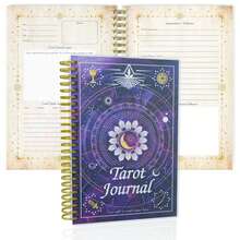 Tarot Journal For Card Reading, Daily Tracker And Reflection Planner, Mystic Notebook For Beginners And Experts, Divination And Manifestation Journal, A5 Planner For Tarot Spreads And Interpretations
