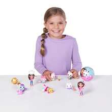 ZURU 5 个惊喜 Gabby 的娃娃屋、玩具公仔、收藏品、神秘胶囊、适合 3 岁及以上女孩的玩具、Gabby Girl、Pandy Paws、婴儿盒和 Mercat 玩具公仔(随机) - Gabby的娃娃屋 - 查看 9